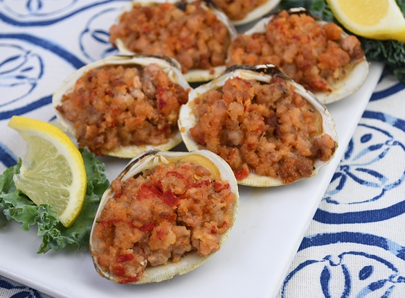 Clams Casino (Cold Only) - Item # 1117 - Dave's Fresh Marketplace Catering RI